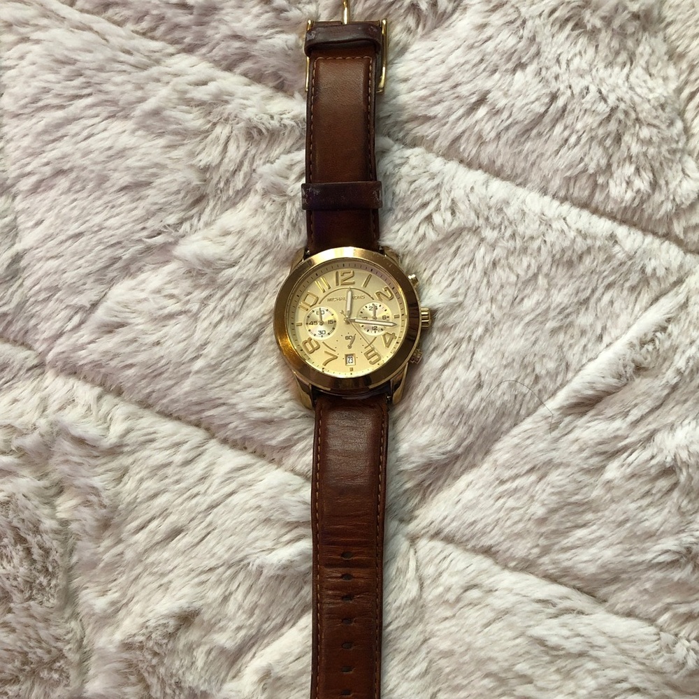 Michael Kors Leather Watch